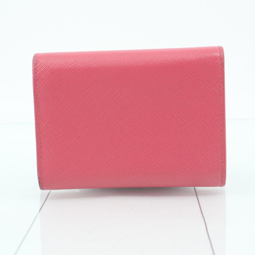 Prada Saffiano Metal Tri-fold Wallet - Picture 3 of 10